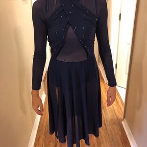 Beautiful blue lyrical costume